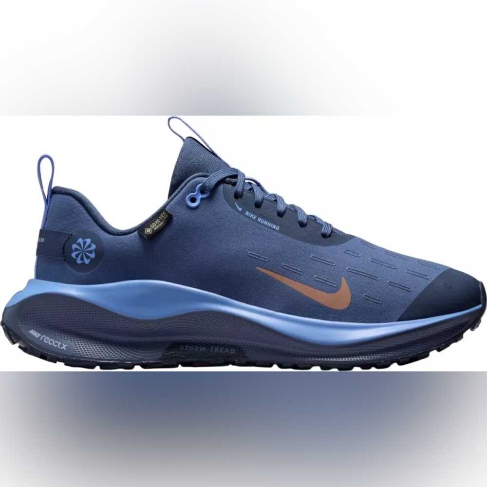 Nike Blue and Orange Athletic Shoes